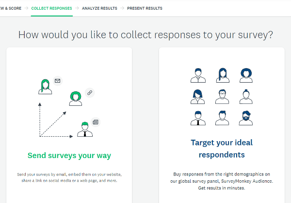 Survey Monkey response collection