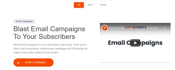 Fastfunnels email campaigns