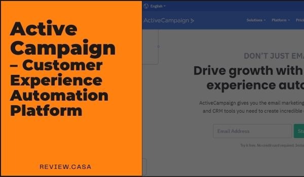 ActiveCampaign – Customer Experience Automation Platform