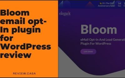 Bloom WordPress plugin review