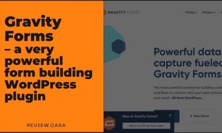 Gravity Forms – a very powerful form building WordPress plugin