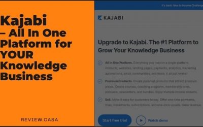 Kajabi review – All in one platform for YOUR knowledge business