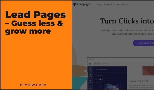 Lead Pages – Guess less & grow more