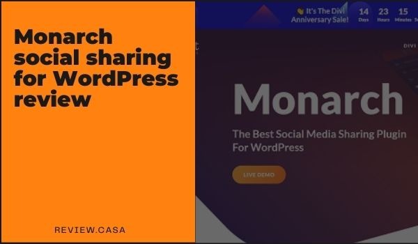 Monarch social sharing for WordPress review