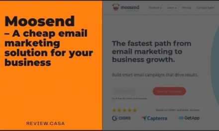 Moosend – A cheap email marketing solution for your business