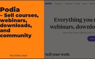 Podia – Sell courses, webinars, downloads, and community