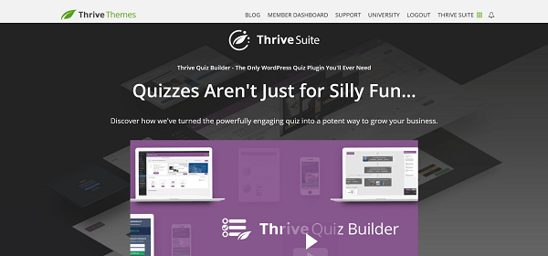 Thrive Quiz Builder - Quizzes Aren't Just For Silly Fun
