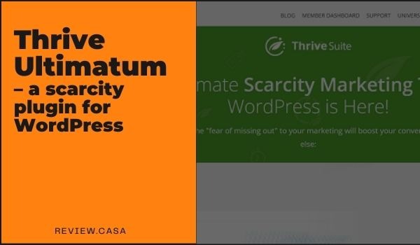 Thrive Ultimatum – A scarcity plugin for WordPress