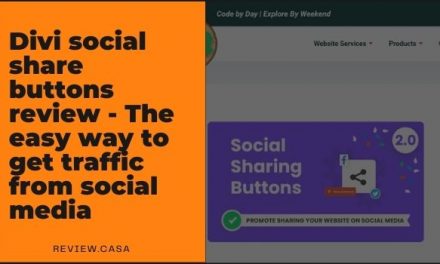 Divi social sharing buttons review – An easy social media plugin