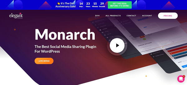 Monarch Social Sharing Plugin For WordPress