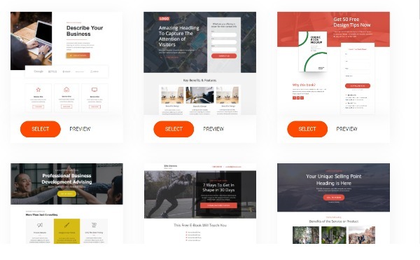 fast funnels templates