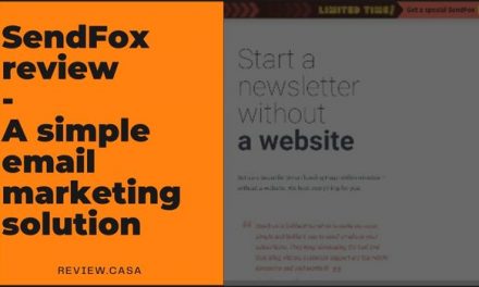 SendFox review – A simple email marketing solution